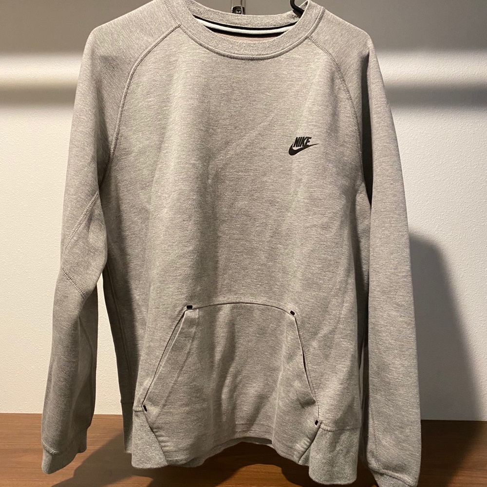Nike Tech Fleece Crewneck Shirt Sz L